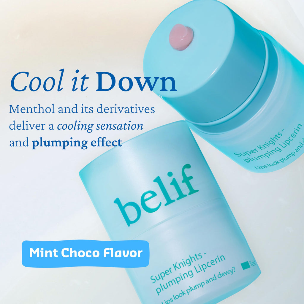 Belif Super Knights Lipcerin Lip Balm | Hyaluronic Acid & Vitamin C | Hydration & Plumping