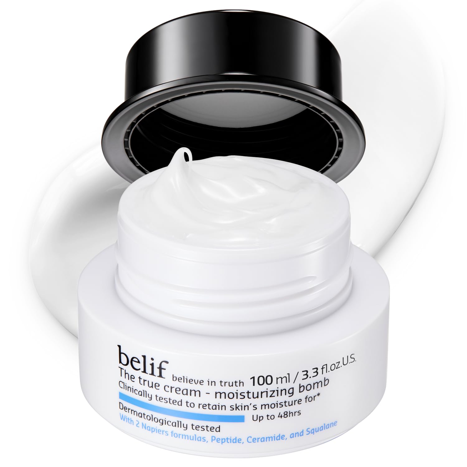 belif Moisturizing Bomb – 48-Hour Hydration with Ceramide, Peptide & Squalane