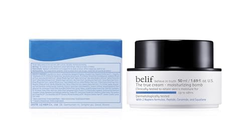belif Moisturizing Bomb – 48-Hour Hydration with Ceramide, Peptide & Squalane