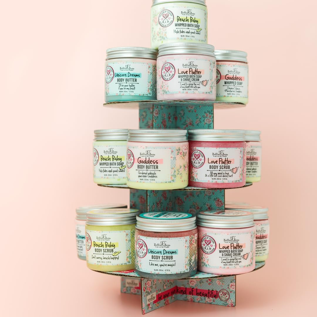Bella and Bear Goddess Whipped Soap – Moisturizing Body Wash & Shave Cream