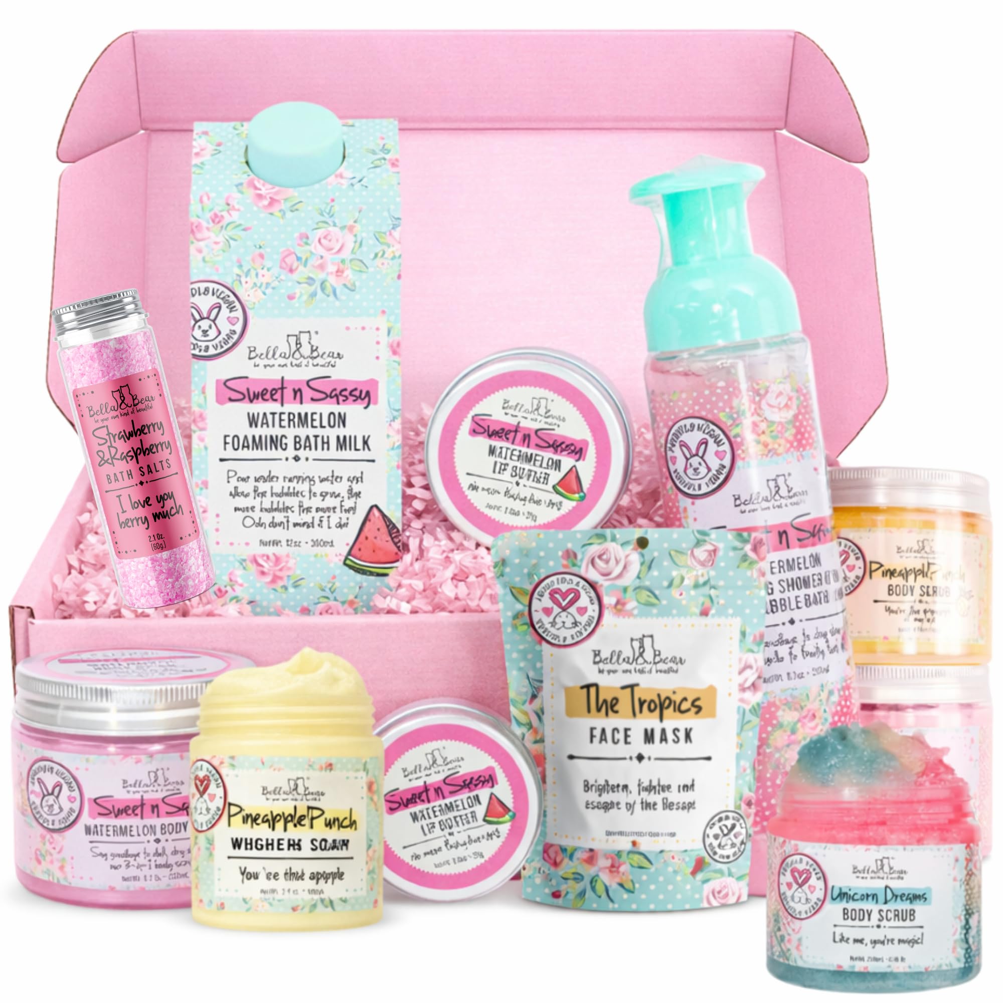 Bella & Bear Mystery Box – Over $90 Value in Vegan Bath, Body & Skincare