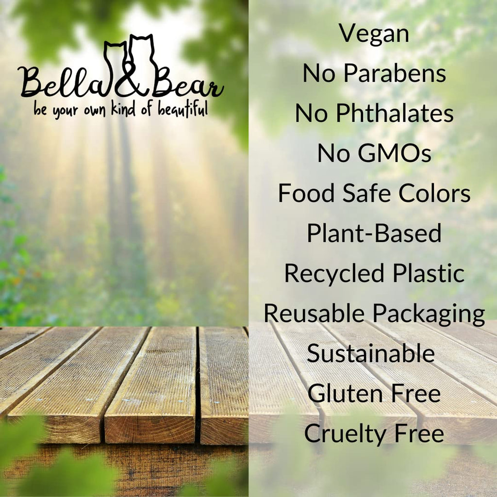 Bella & Bear Unicorn Dream Body Scrub – Vegan, Cruelty-Free Exfoliating Sugar (Mango Pineapple Vanilla)