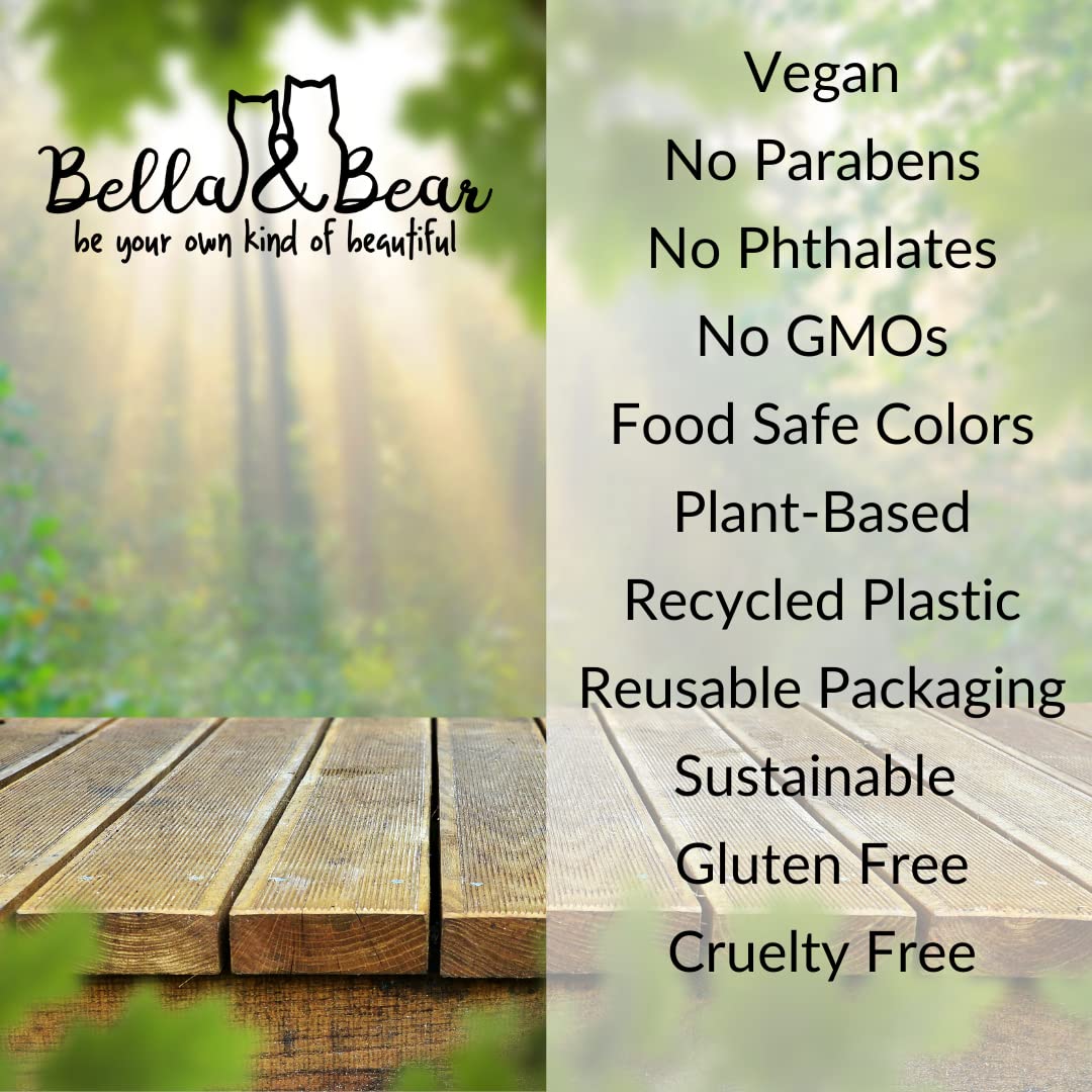 Bella & Bear Unicorn Dream Body Scrub – Vegan, Cruelty-Free Exfoliating Sugar (Mango Pineapple Vanilla)