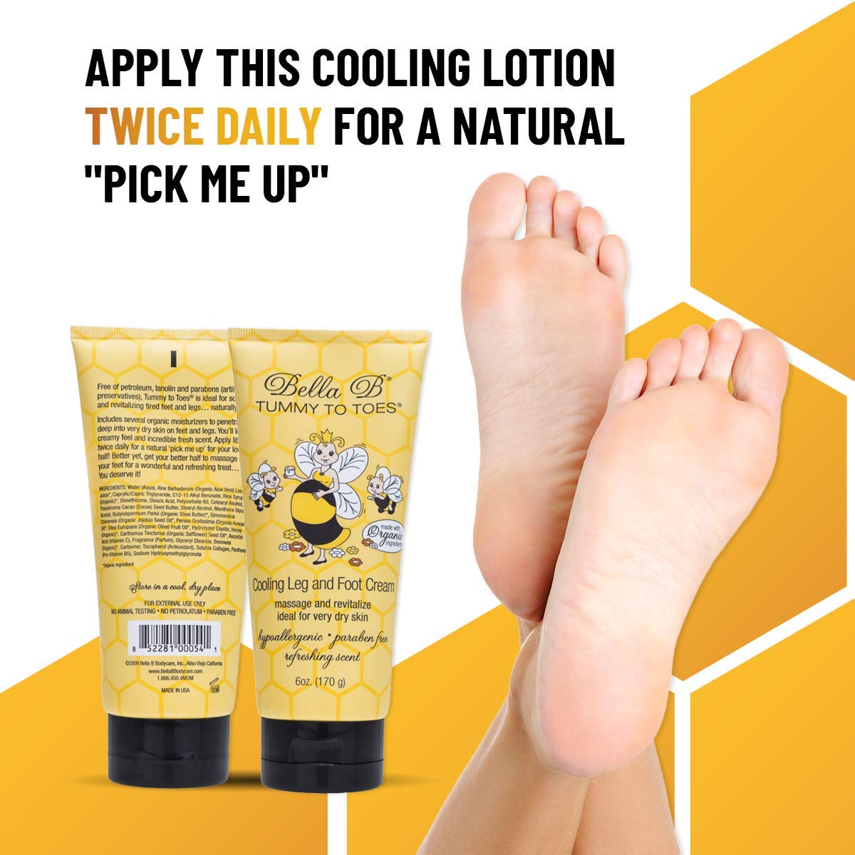 Bella B Bundle: Silk & Honey Body Cream, Body Buzz Recovery Cream, and Tummy to Toes Leg & Foot Cream