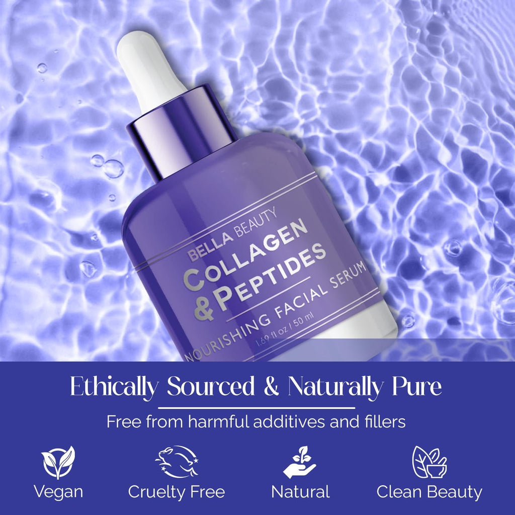 Bella Beauty Collagen & Peptides Serum – Deep Hydration for All Skin Types