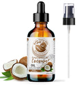 Bella Terra Oils - Organic Fractionated Coconut Oil (MCT) 4oz | Pure Coconut Essence, Rich in Capric & Lauric Acids