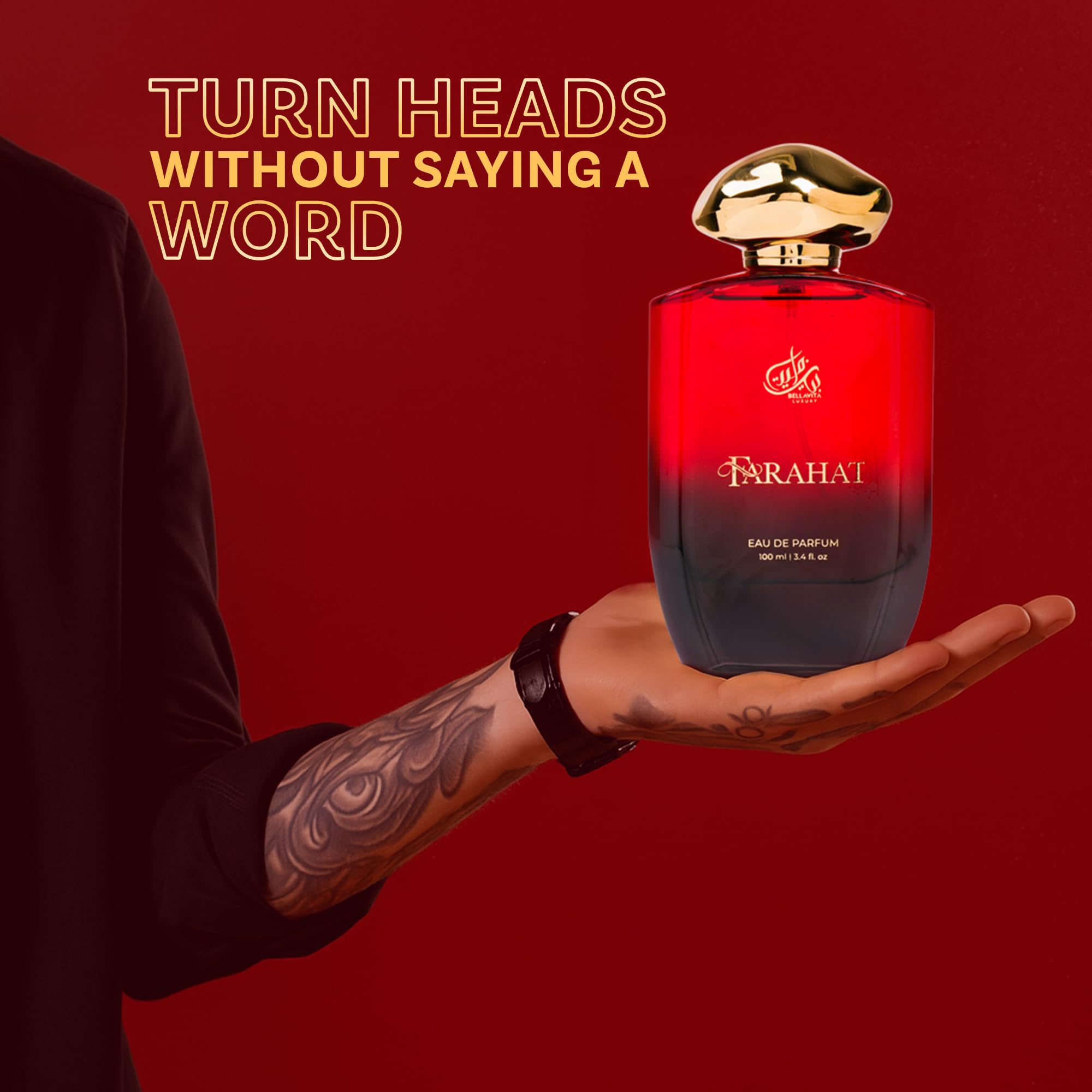 Bella Vita Luxury FARAHAT Unisex EDP – Amber Woody Notes, 100 ml