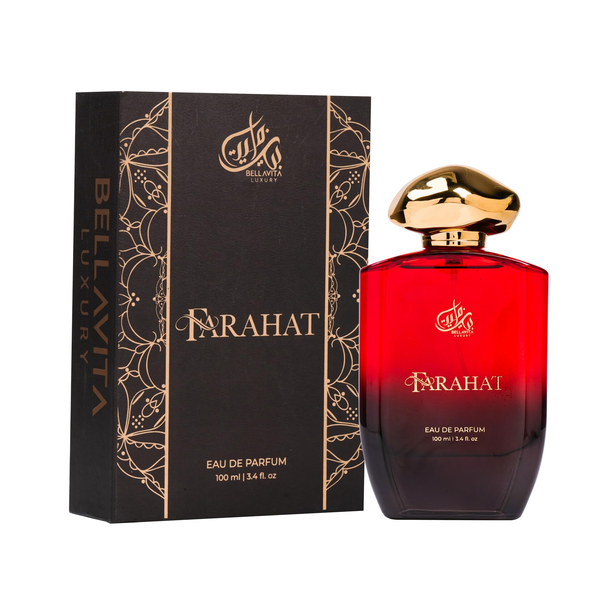 Bella Vita Luxury FARAHAT Unisex EDP – Amber Woody Notes, 100 ml