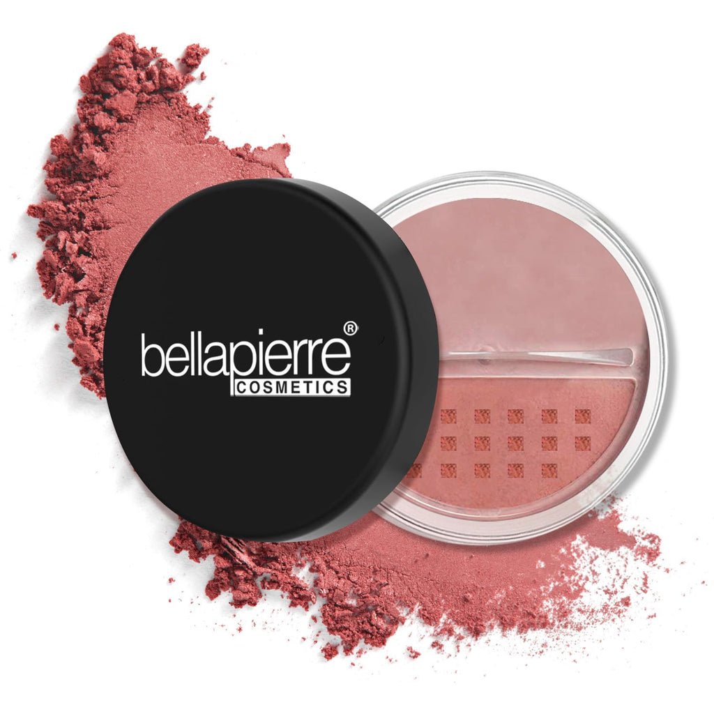 Bellapierre Mineral Blush Desert Rose – Talc-Free Loose Powder, Hypoallergenic & Non-Toxic (0.3 oz)