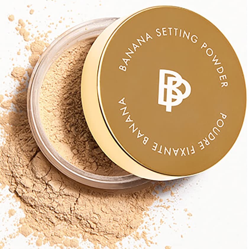 Bellapierre XL Banana Setting Powder – Color-Correcting Brightening, Talc-Free Translucent Finish (1 oz)