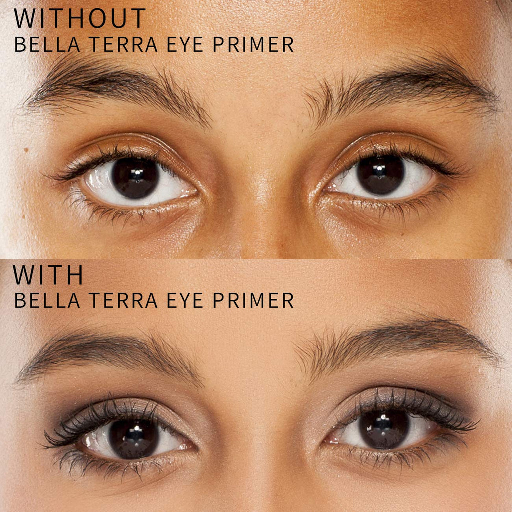 BellaTerra Cosmetics Eye Primer for Eyeshadow | Long-Lasting Shadow Base, Fragrance-Free, 0.32 oz