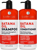 Bellisso Batana Oil Shampoo & Conditioner Set — Thickening, Sulfate-Free, Biotin & Keratin