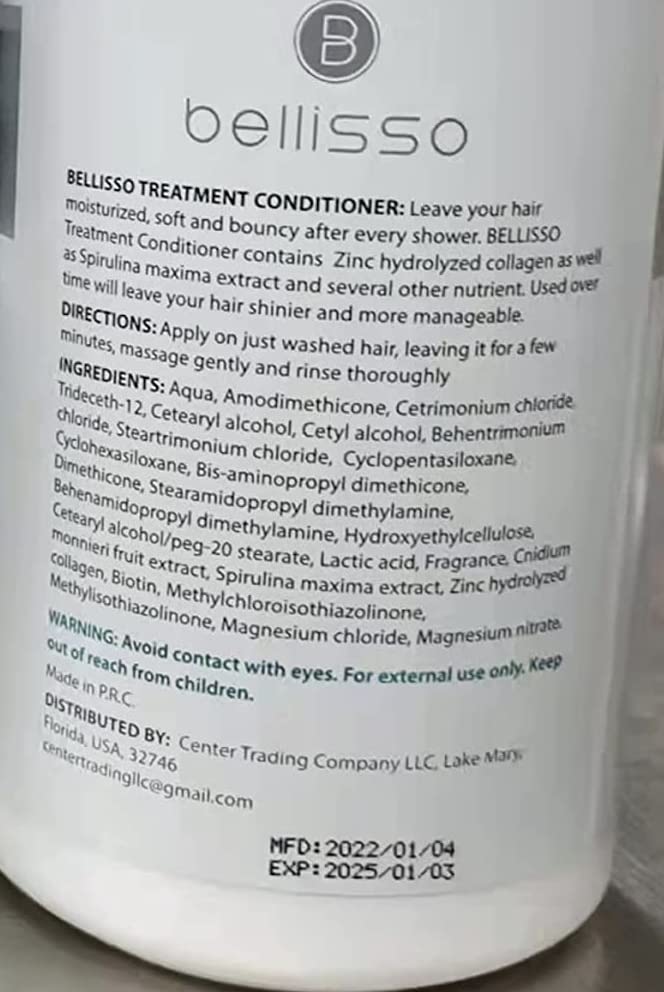 Bellisso Biotin Conditioner - Sulfate-Free Thickening Care for Women & Men