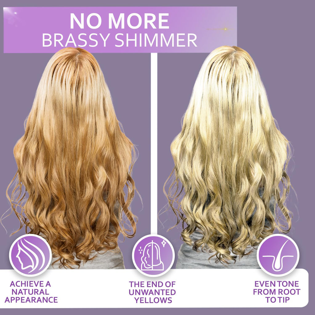 Bellisso Purple Shampoo – Toner for Blonde, Gray & White Hair | Sulfate & Paraben Free