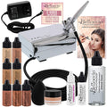 Belloccio Professional Airbrush Makeup System — 4 Foundation Shades & Bonus Items