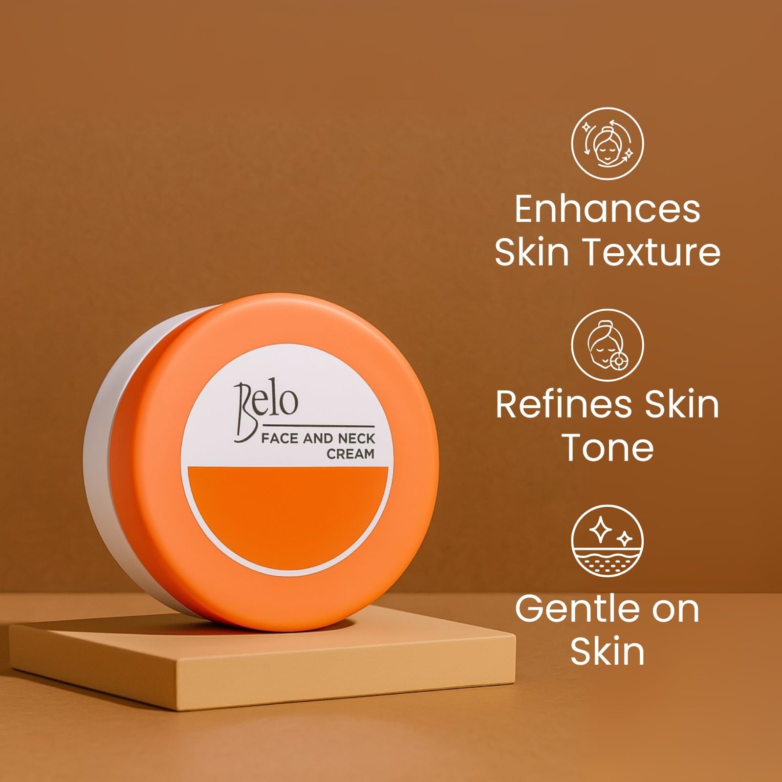 Belo Essentials Even Tone Face & Neck Cream – Radiance Moisturizer 50g x 3-Pack