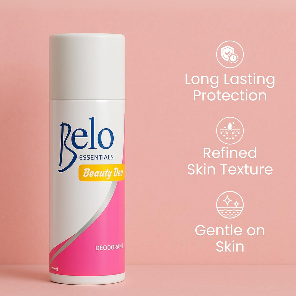 BELO ESSENTIALS Beauty Deo Spray 40ml – All-Day Freshness, Odor Control & Quick-Dry Formula