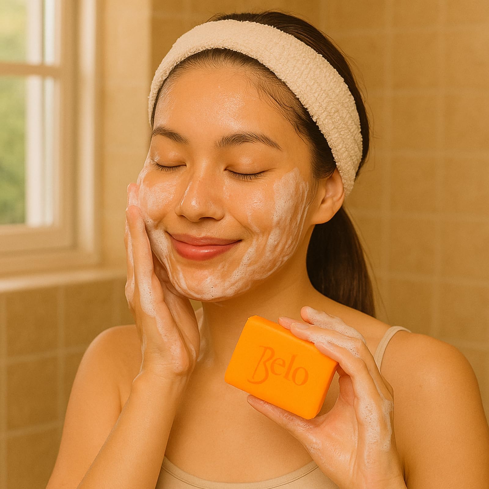 Belo Essentials Intensive Cleansing Bar with Tranexamic Acid | Daily Brightening Cleanser (3x65g)