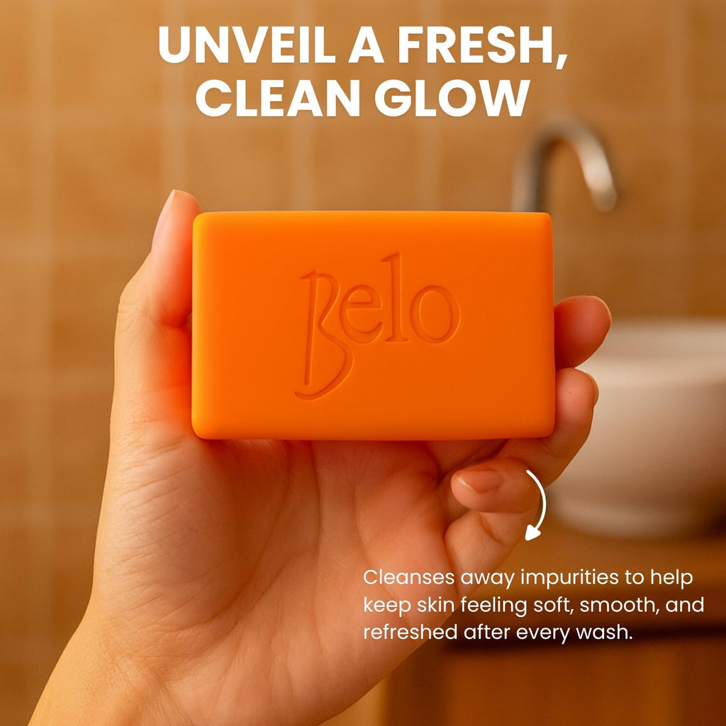 Belo Essentials Intensive Cleansing Bar with Tranexamic Acid | Daily Brightening Cleanser (3x65g)