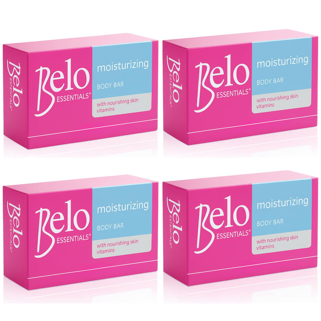 Belo Essentials Moisturizing Whitening Body Bar – 4 x 135g Bars