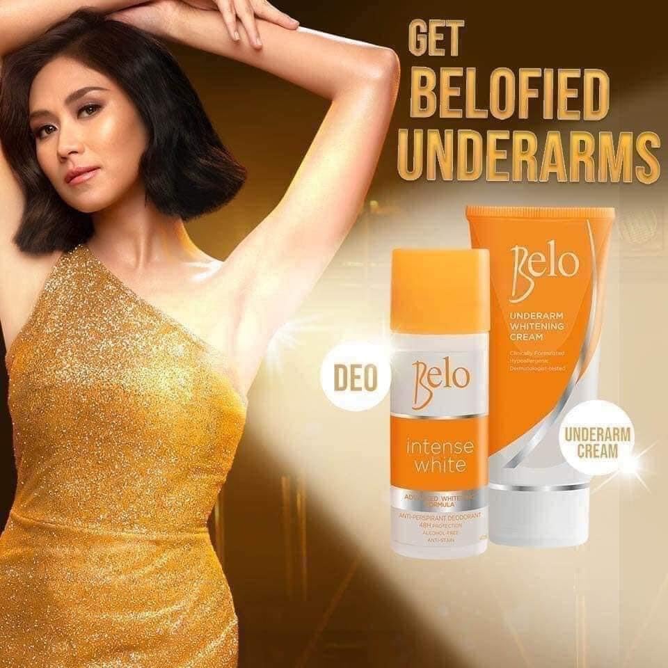 Belo Underarm Cream & Deodorant Orange Variant – Hypoallergenic, Dermatologist Tested
