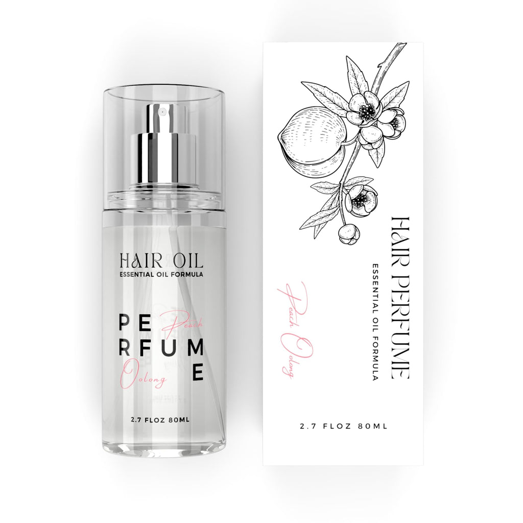 Benatu Hair Perfume Oil Peach Oolong & Argan Heat Protection Spray – Nourish, Smooth & Long-Lasting Fragrance (2.7 fl oz)