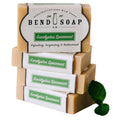 All Natural Goat Milk Soap - Eucalyptus Spearmint, Paraben & GMO Free | Bend Soap Company, Handmade in USA (4 x 4.5oz)