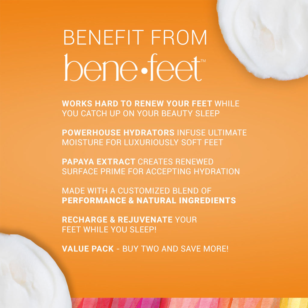 Benefeet Sweet Dreams Overnight Foot Repair – 3-Pack Night Cream for Detox, Hydration & Soft Feet
