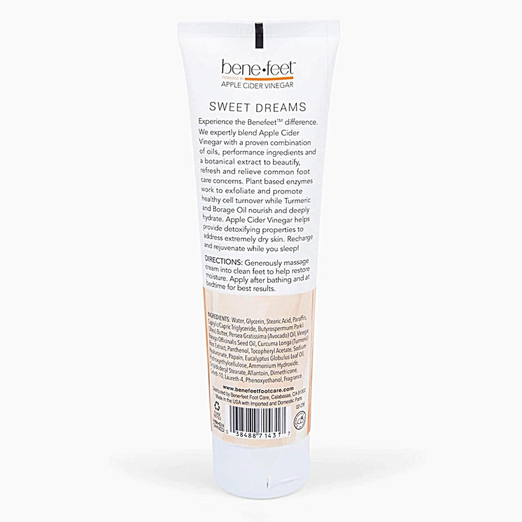 Benefeet Sweet Dreams Overnight Foot Repair – 3-Pack Night Cream for Detox, Hydration & Soft Feet