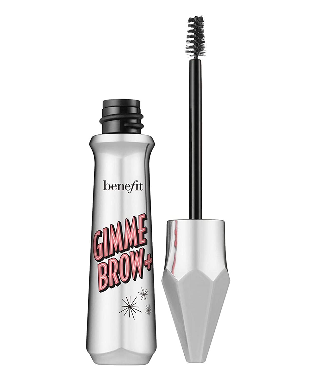 Benefit Gimme Brow+ Volumizing Fiber Gel — Shade 4 Medium Warm Deep Brown, 1 Count