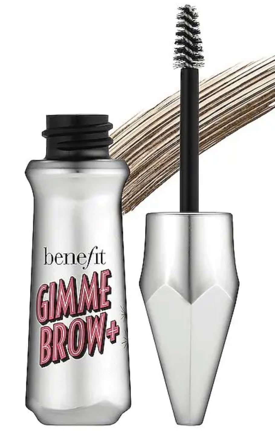 Benefit Gimme Brow Volumizing Fiber Gel – Warm Deep Brown #4, Mini 0.03 oz