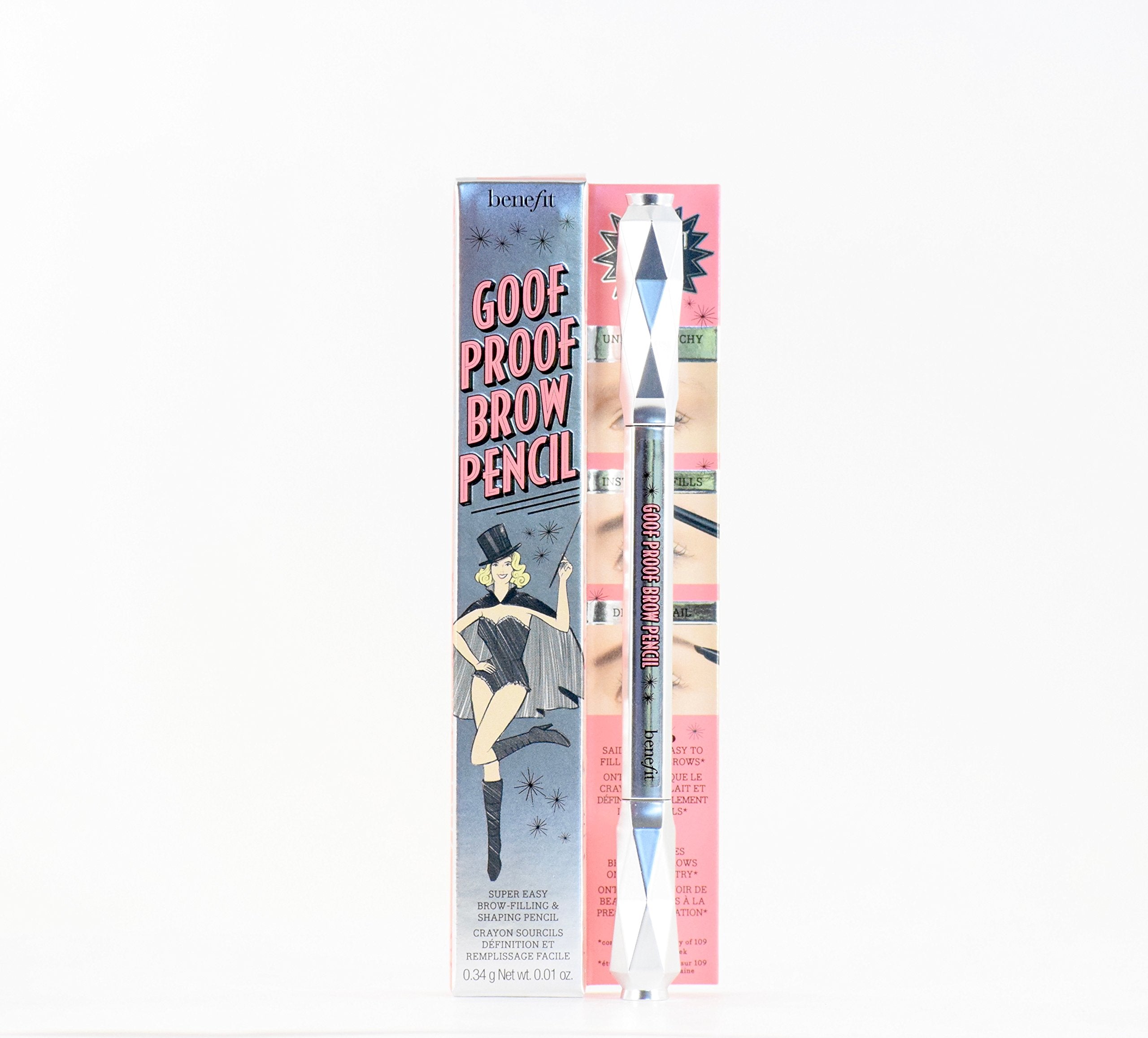 Benefit Goof Proof Brow Pencil – Super Easy Brow Shaping & Filling, Shade 2