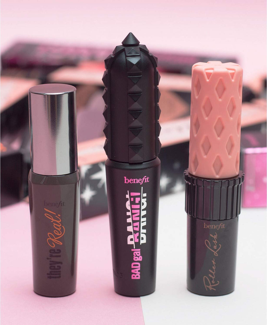 Benefit Lash Leader Mini Travel Size Trio: Roller Lash, BADgal BANG and They're Real