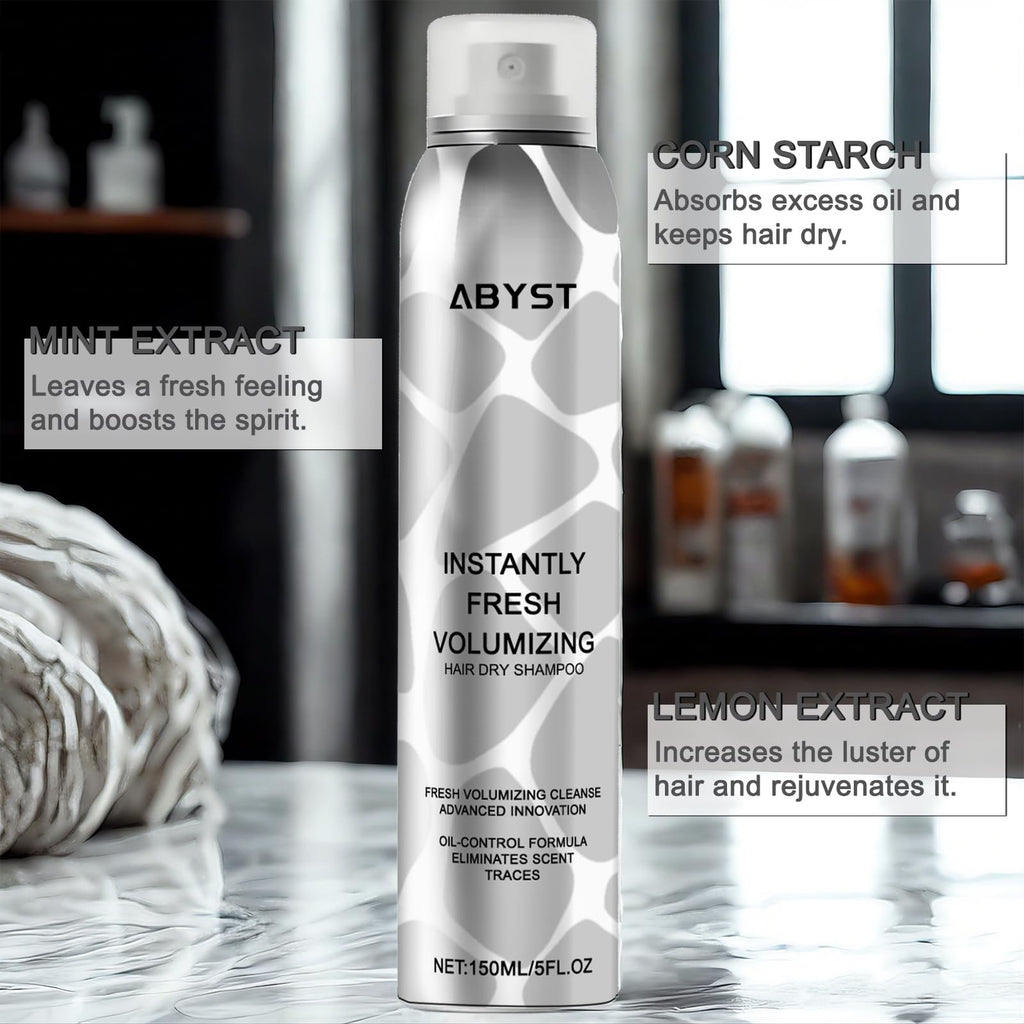 BENIX Dry Shampoo – Volumizing Spray for All Hair Types | Invisible Formula, No White Residue, 5 Oz