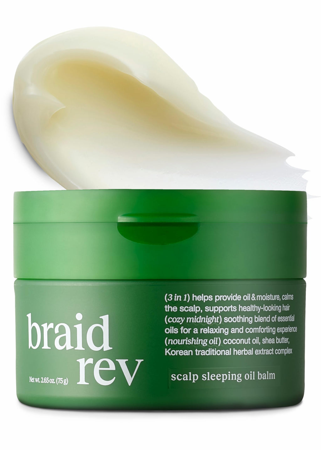 Bephor Braid Rev Scalp Sleeping Oil Balm – 3-in-1 Korean Scalp Treatment | 2.65 oz