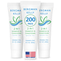 Bergman Kelly Hotel 2-in-1 Shampoo & Conditioner – 0.5 fl oz Travel Size, 200 Pack, White Tea