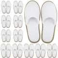 BERGMAN KELLY Spa Slippers - Disposable Indoor Slippers for Hotels, Travel & Home