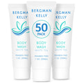 BERGMAN KELLY Travel Size Body Wash – 1 oz, 50-Pack, White Tea
