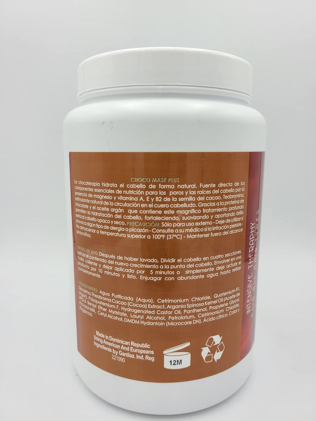 Bergotti G Ma Golez Intensive Theraphy Choco Mask Plus 60 oz — Deep Conditioning Mask