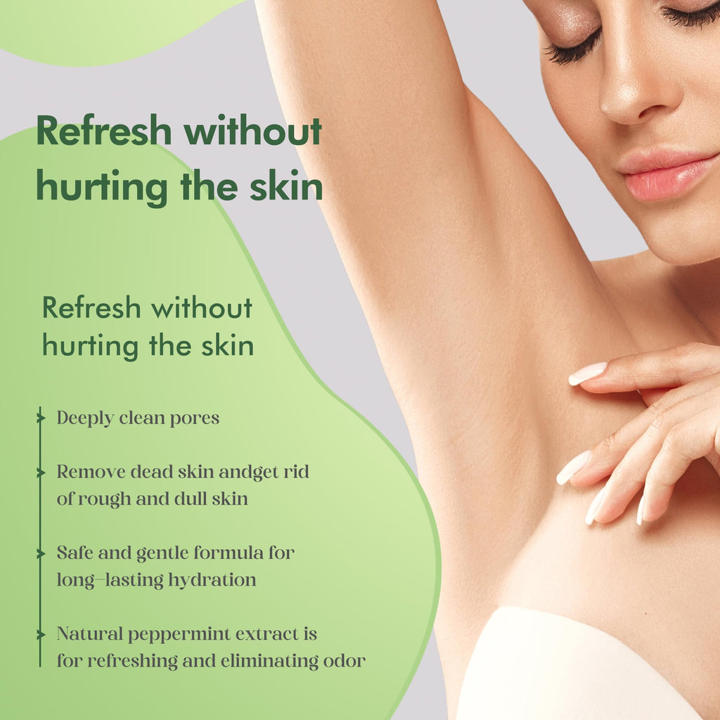 Berlaney Armpit Detox & Scrub – Shea Butter + Coconut, 8.82oz