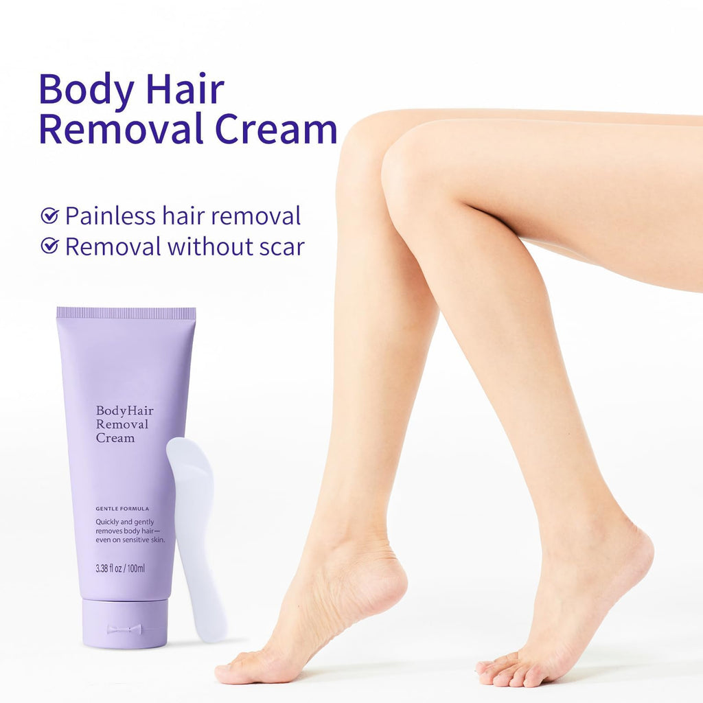 Bership 2pc Hair Removal Cream – Gentle for Sensitive Skin (Legs, Arms, Bikini)