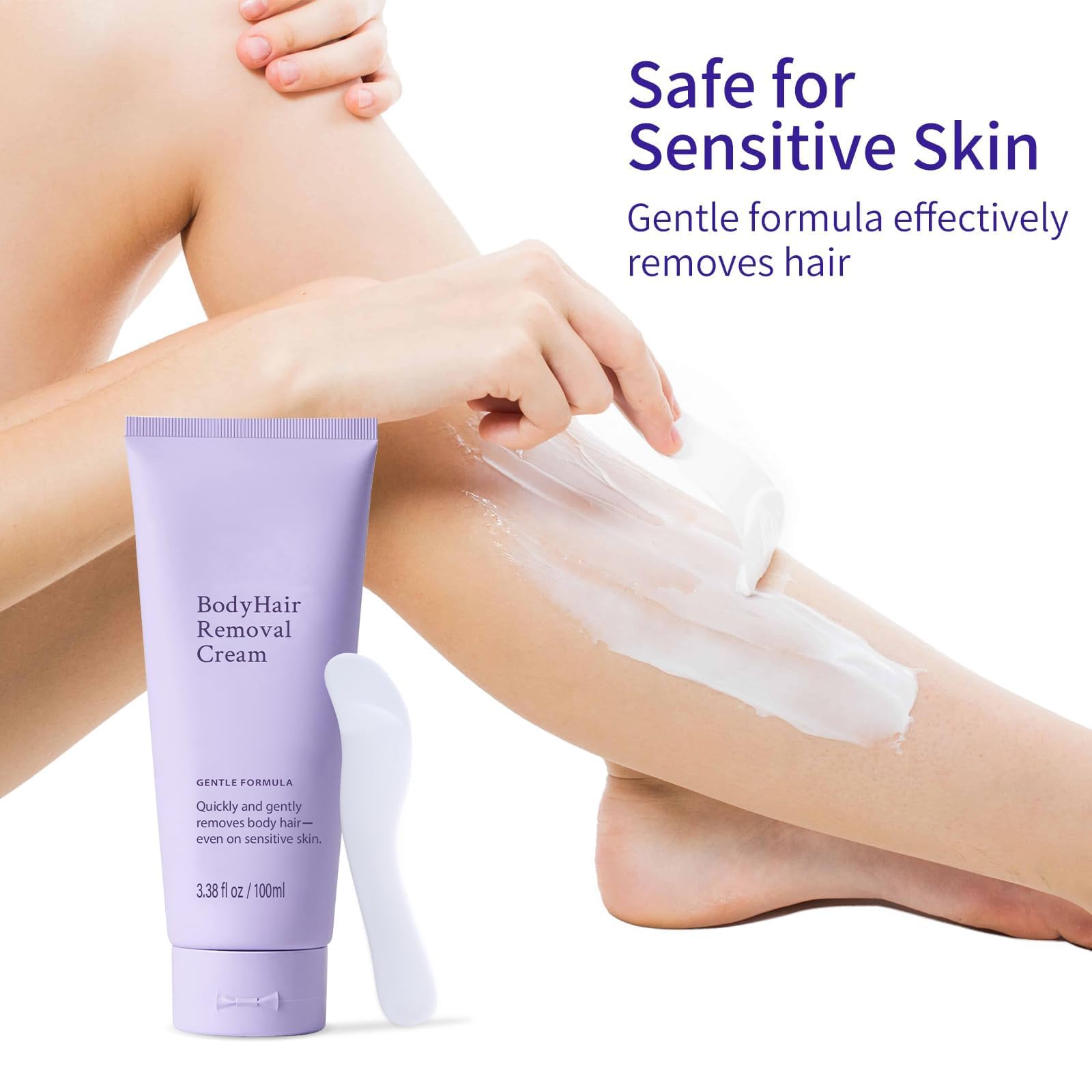 Bership 2pc Hair Removal Cream – Gentle for Sensitive Skin (Legs, Arms, Bikini)