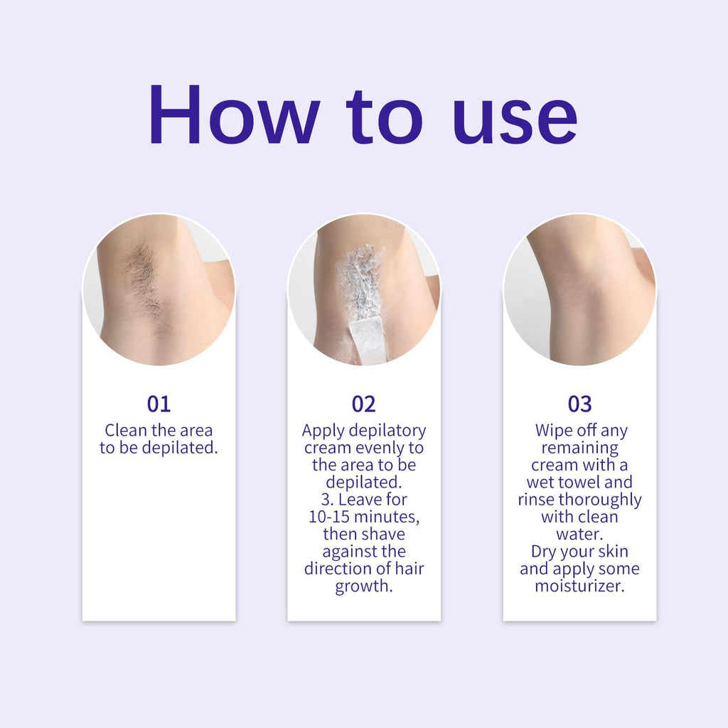 Bership 2-Piece Hair Removal Cream for Sensitive Skin – Gentle Depilatory Formula for Legs, Arms & Bikini