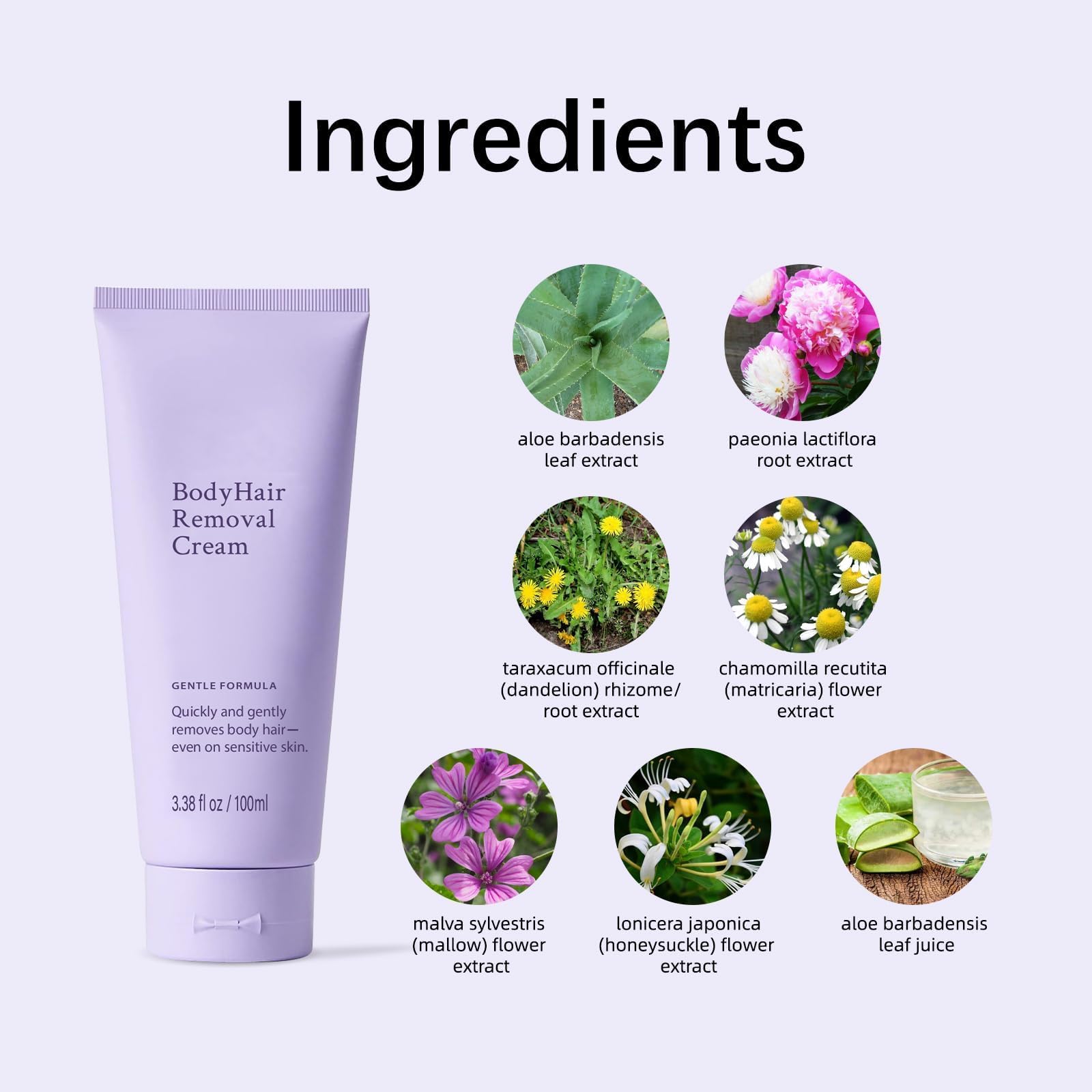 Bership 2pc Hair Removal Cream – Gentle for Sensitive Skin (Legs, Arms, Bikini)