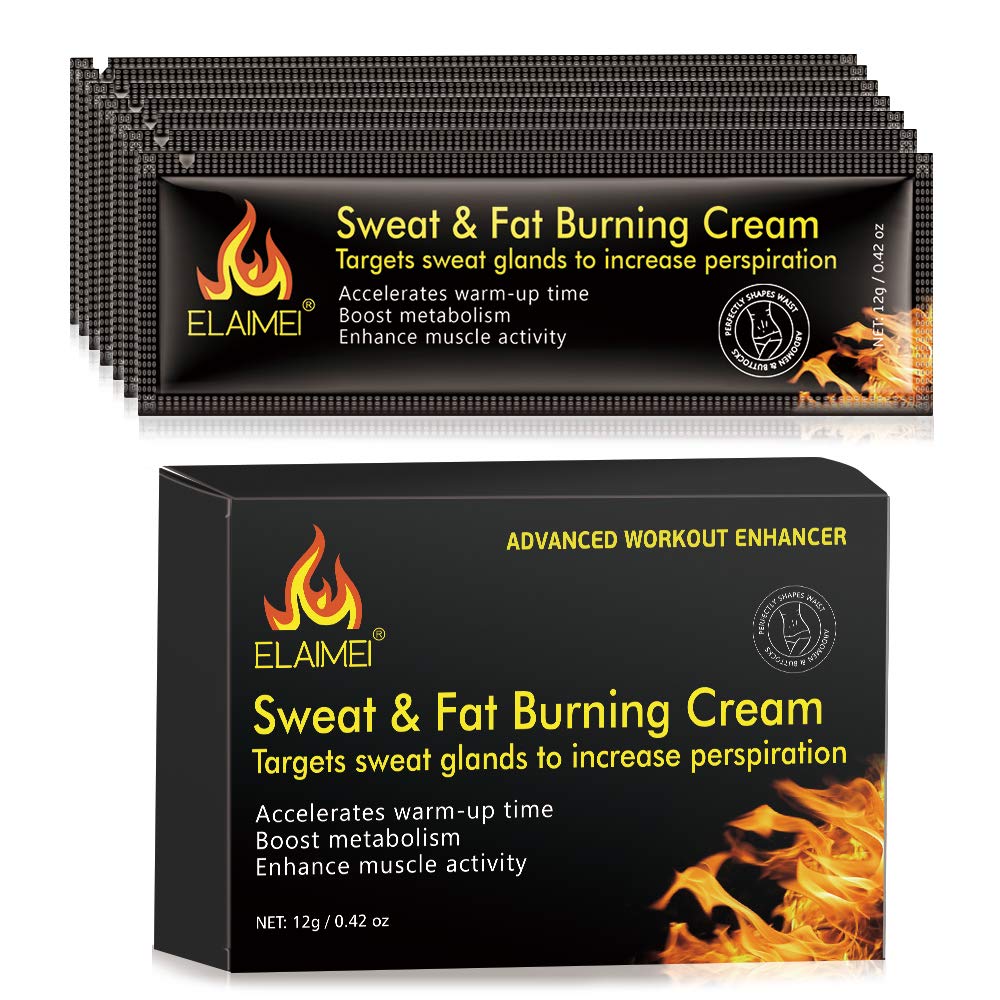 BERVEAL 10 Pack Hot Cream – Sweat & Burn Workout Enhancer for Firming & Slimming