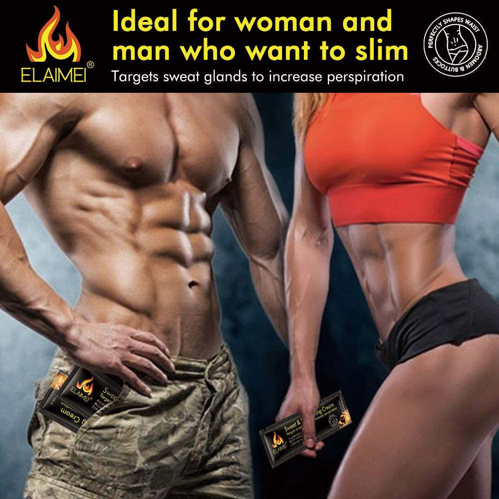 BERVEAL 10 Pack Hot Cream – Sweat & Burn Workout Enhancer for Firming & Slimming