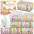 BESNEL 120 Pack Hand Cream Gift Set for Women – 12 Fragrances, Travel-Size Lotions in Bulk