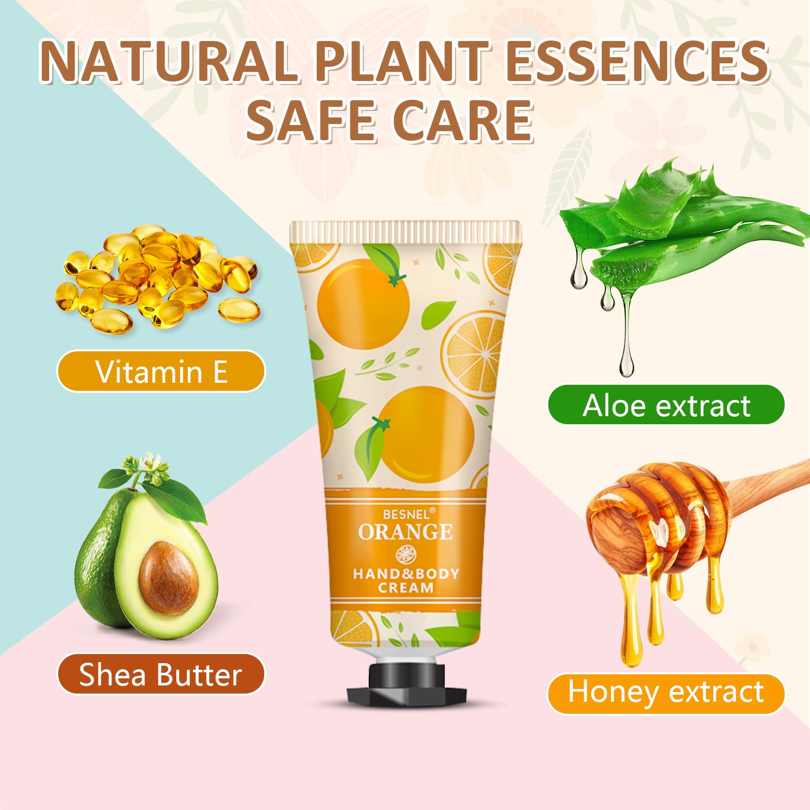 BESNEL 120 Pack Hand Cream Gift Set for Women – 12 Fragrances, Travel-Size Lotions in Bulk