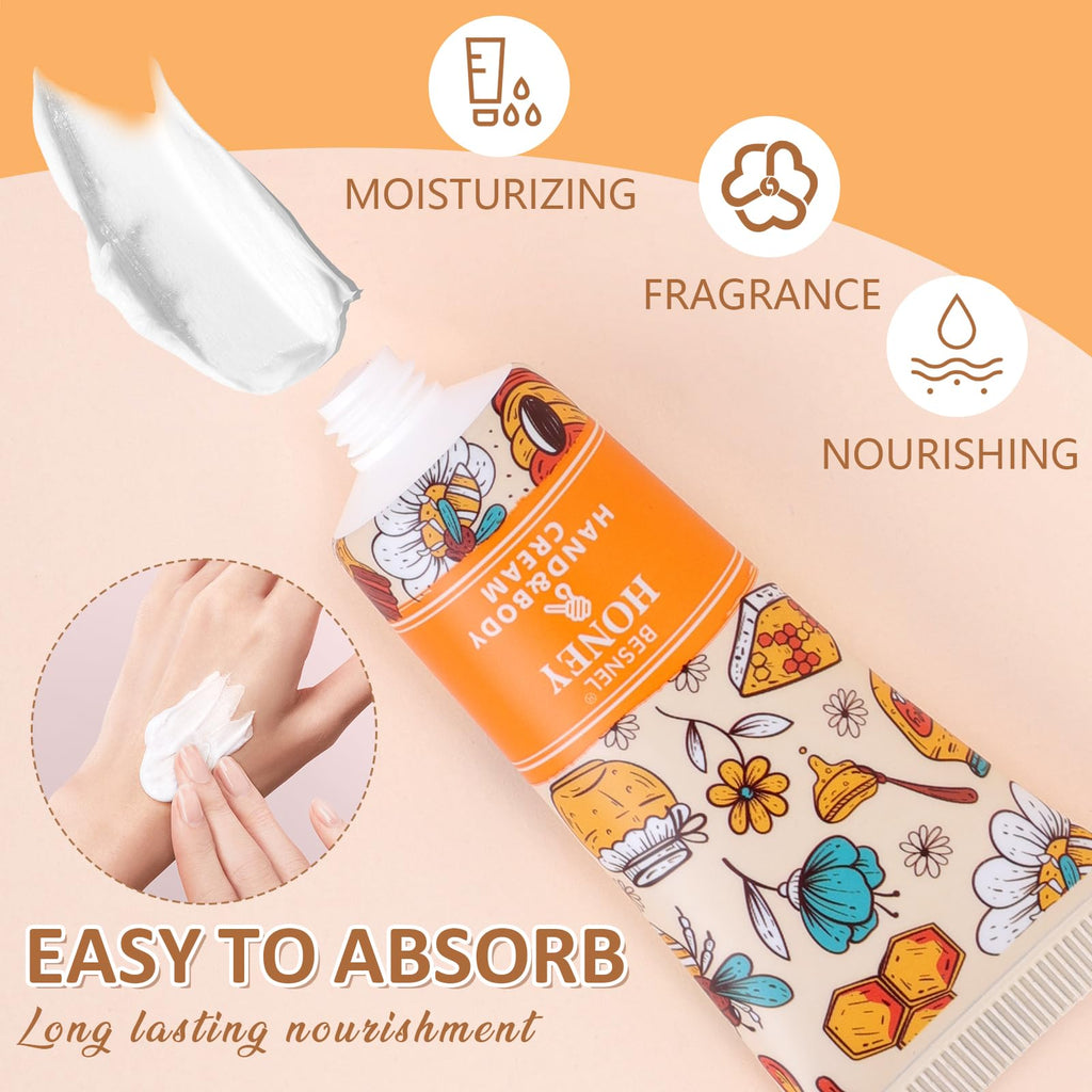 Besnel 60-Pack Hand Cream Gift Set – 12 Fragrances, Travel Size
