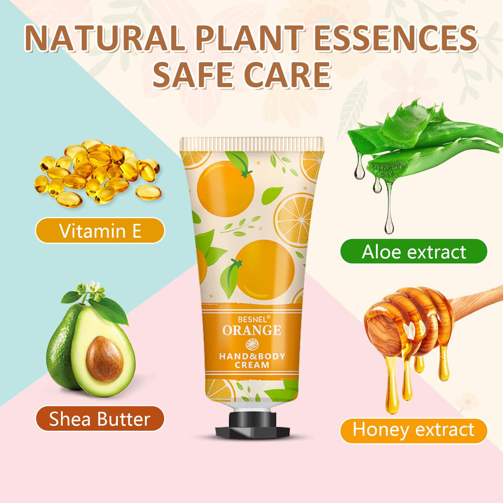 Besnel 60-Pack Hand Cream Gift Set – 12 Fragrances, Travel Size